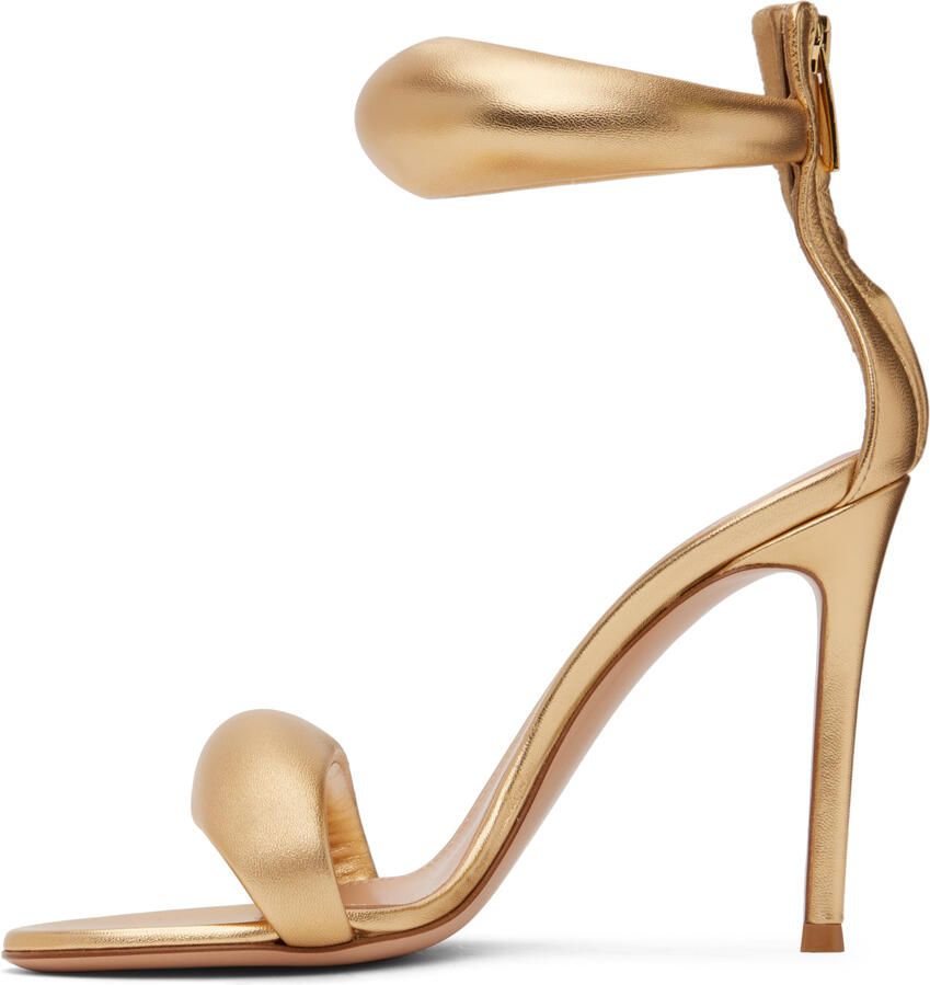 Gianvito Rossi Gold Bijoux Heeled Sandals