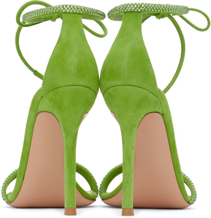 Gianvito Rossi Green Montecarlo Heeled Sandals
