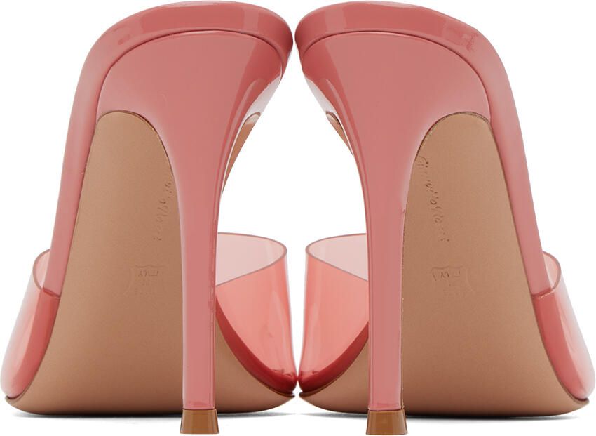 Gianvito Rossi Pink Elle 105 Heeled Sandals