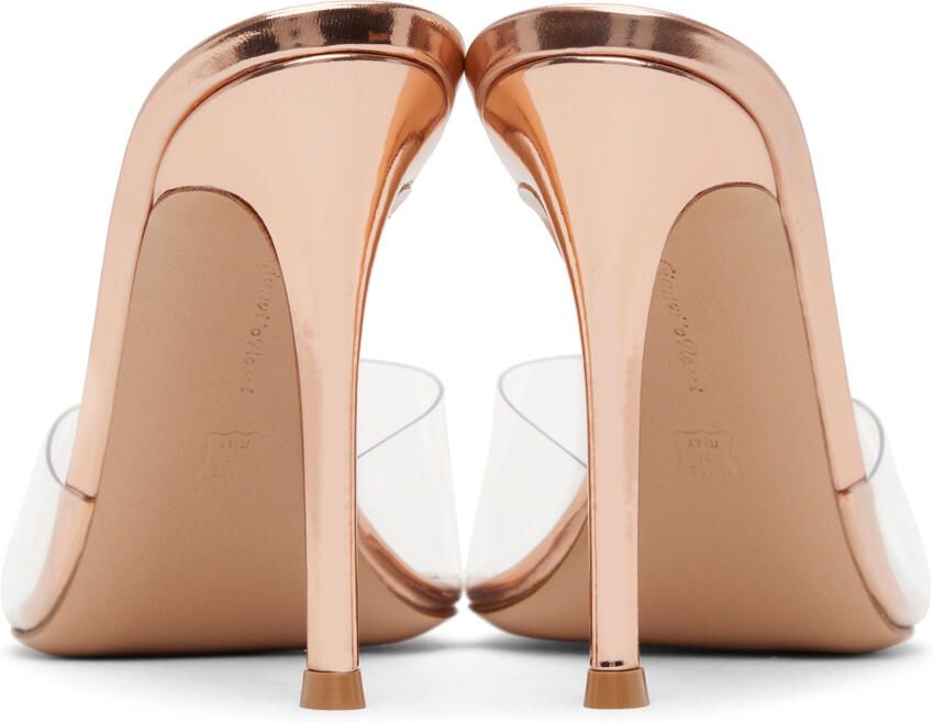 Gianvito Rossi Pink Elle Heeled Sandals