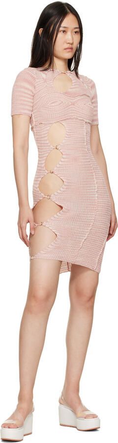 Gianvito Rossi Pink Metropolis 45 Wedge Sandals - Picture 5