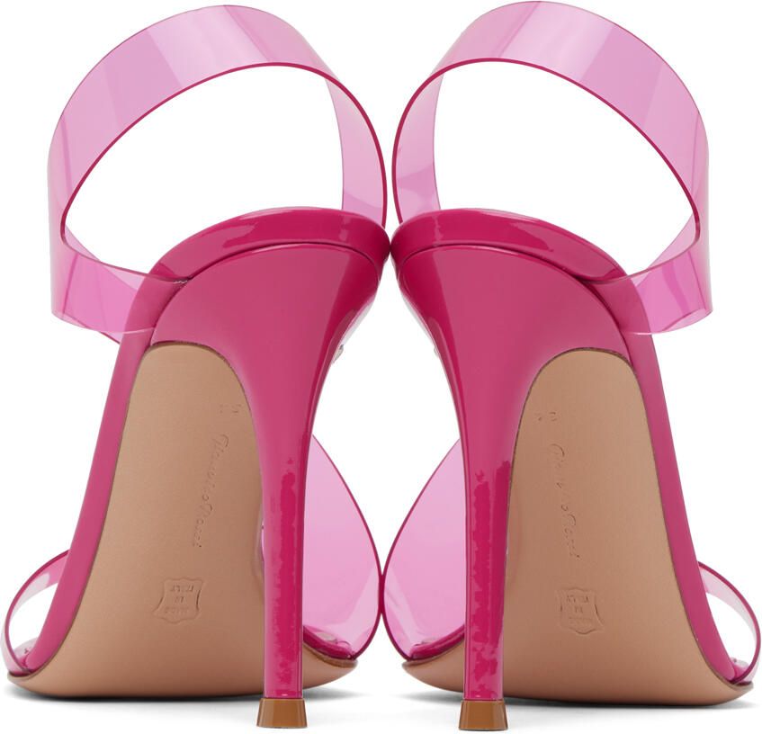 Gianvito Rossi Pink Metropolis Heeled Sandals - Picture 5