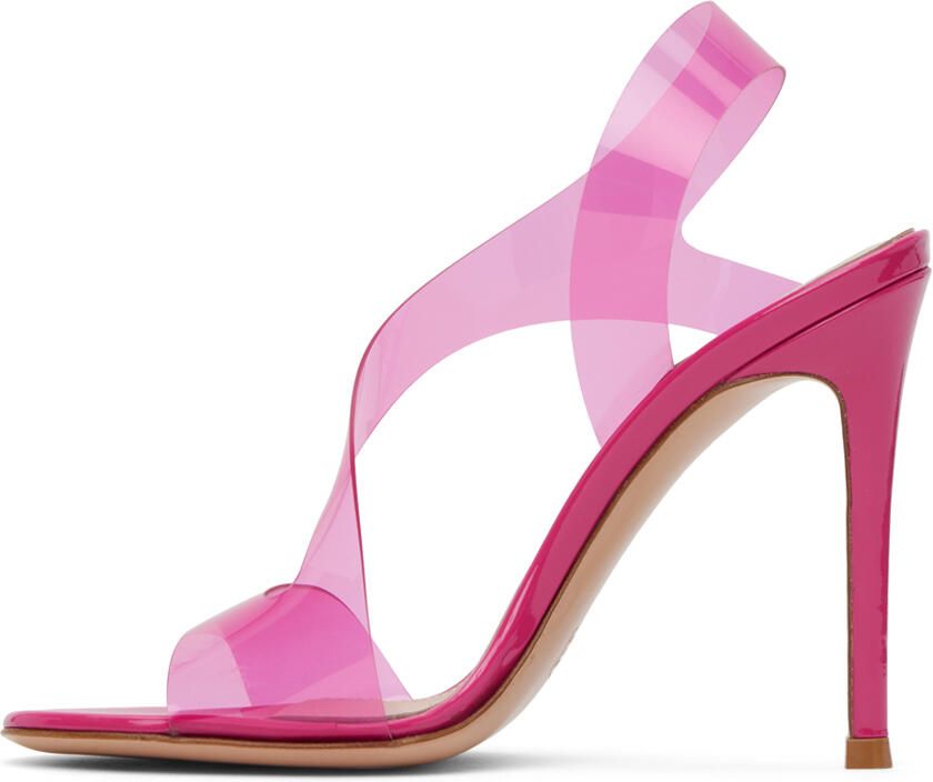 Gianvito Rossi Pink Metropolis Heeled Sandals - Picture 3