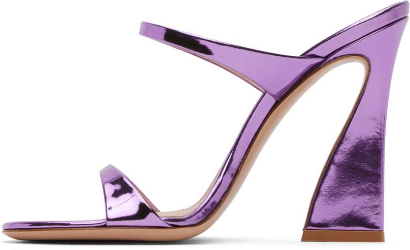 Gianvito Rossi Purple Aura Heeled Sandals - Picture 3