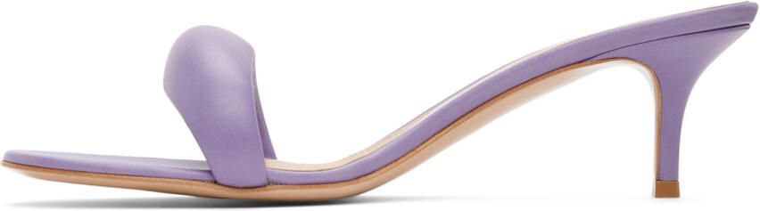 Gianvito Rossi Purple Bijoux 55 Mules - Picture 4