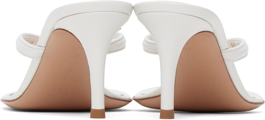Gianvito Rossi White Calypso Heeled Sandals - Picture 5