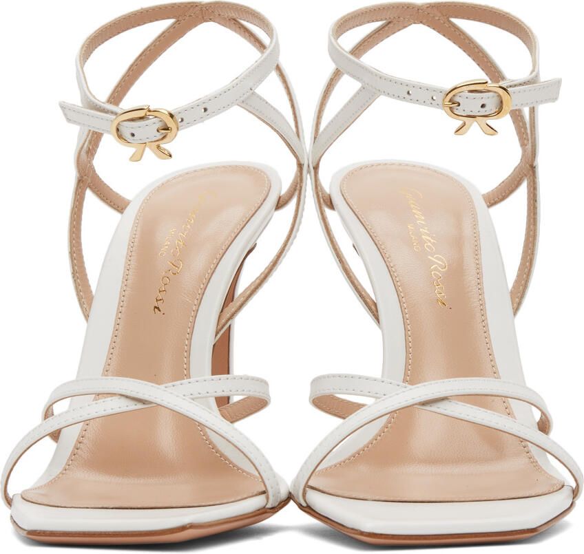 Gianvito Rossi White Georgina 105 Heeled Sandals - Picture 2