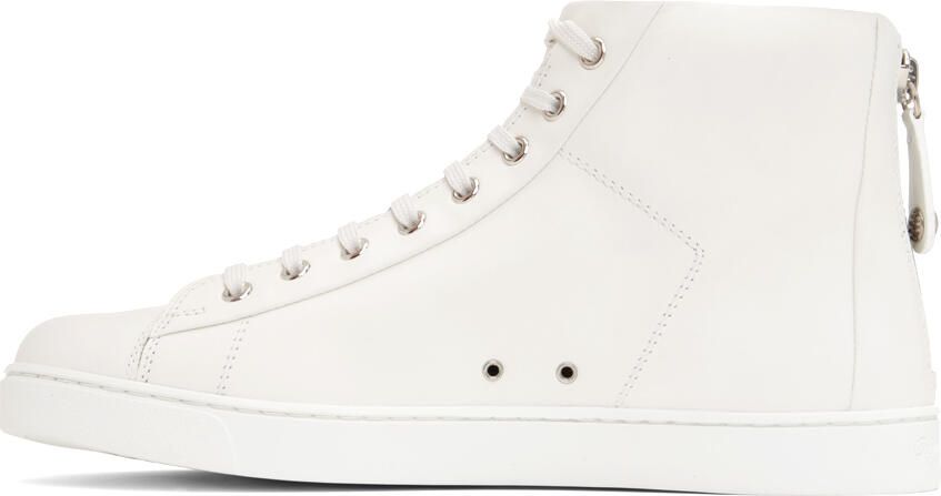 Gianvito Rossi White Leather Sneakers - Picture 3