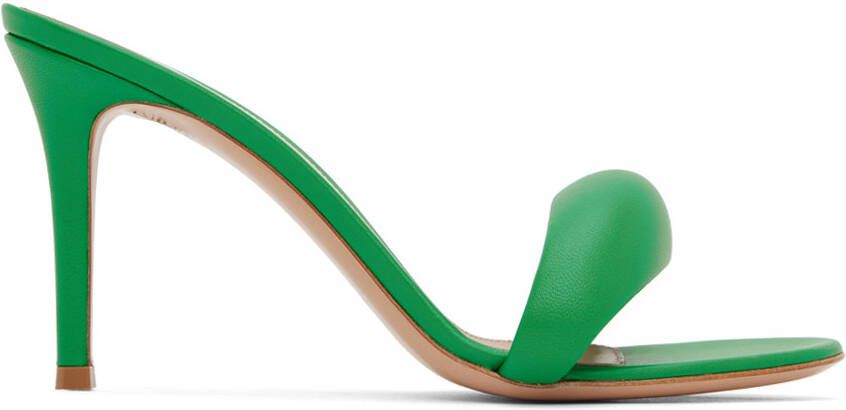 Gianvito Rossi Green Bijoux 85 Mules