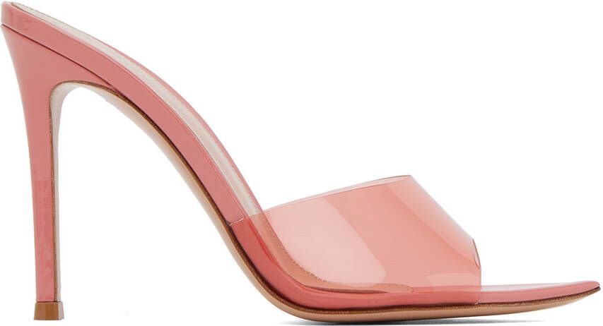 Gianvito Rossi Pink Elle 105 Heeled Sandals - Picture 5