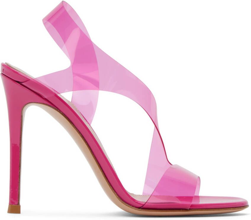 Gianvito Rossi Pink Metropolis Heeled Sandals - Picture 2