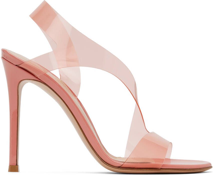 Gianvito Rossi Pink Metropolis Heeled Sandals - Picture 5