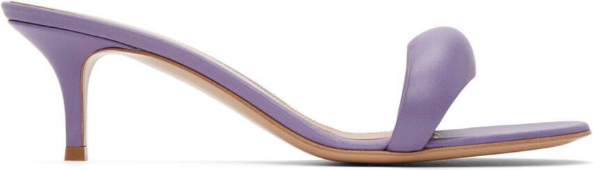 Gianvito Rossi Purple Bijoux 55 Mules - Picture 5