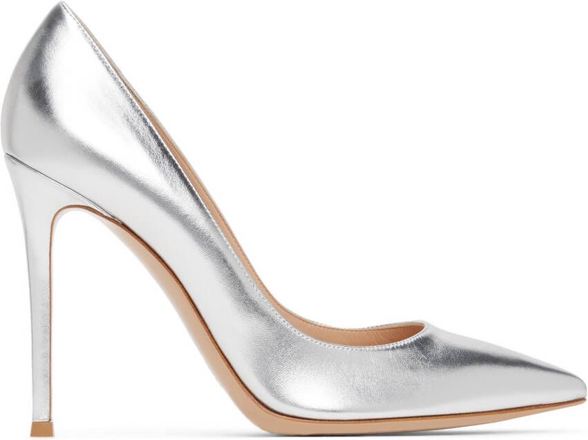 Gianvito Rossi Silver Gianvito 105 Pumps