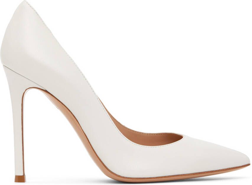 Gianvito Rossi White Gianvito 105 Heels