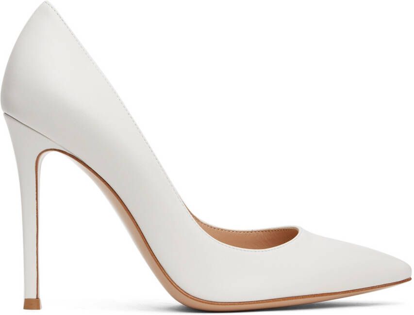 Gianvito Rossi White Gianvito 105 Pumps