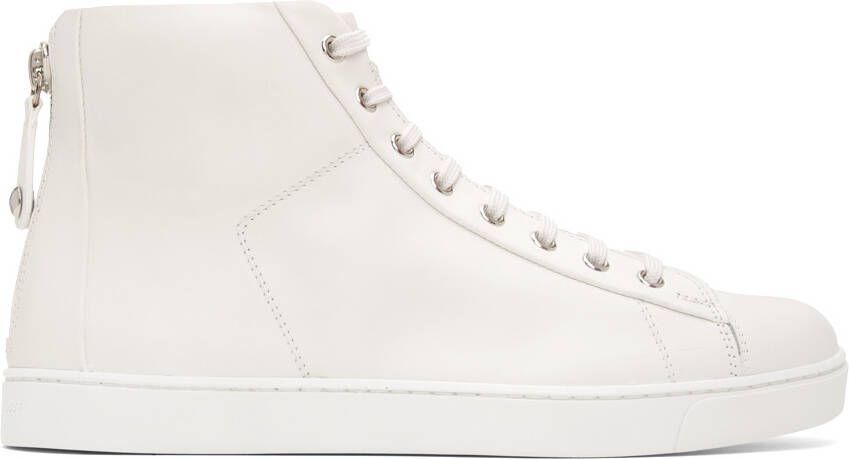 Gianvito Rossi White Leather Sneakers - Picture 5