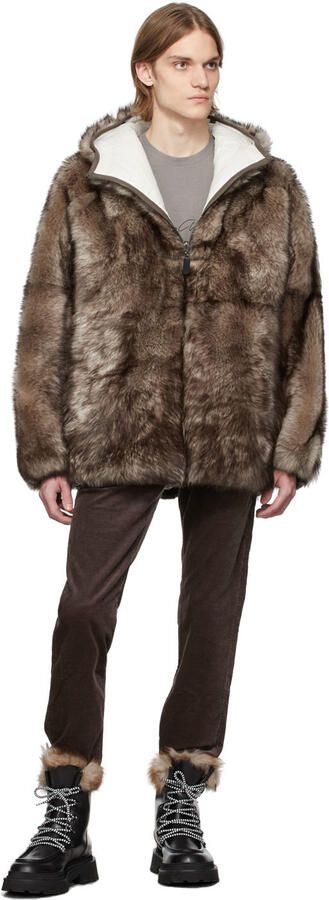 Giorgio Armani Black Neve Hiking Boots - Picture 4