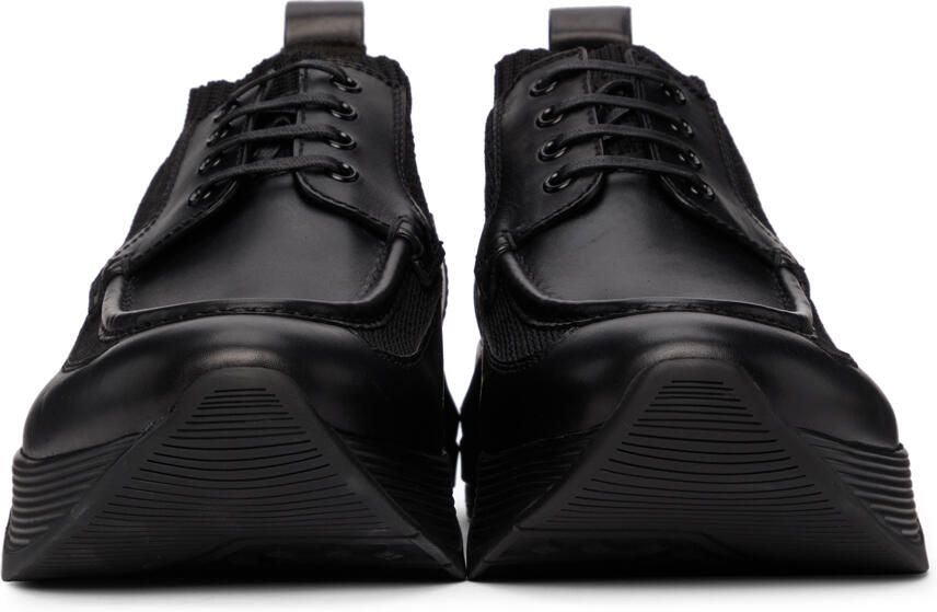 Giorgio Armani Black Paneled Chunky Sneakers - Picture 2