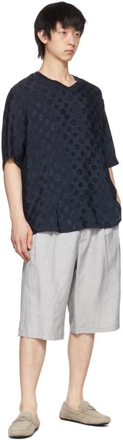 Giorgio Armani Taupe Suede Loafers - Picture 4