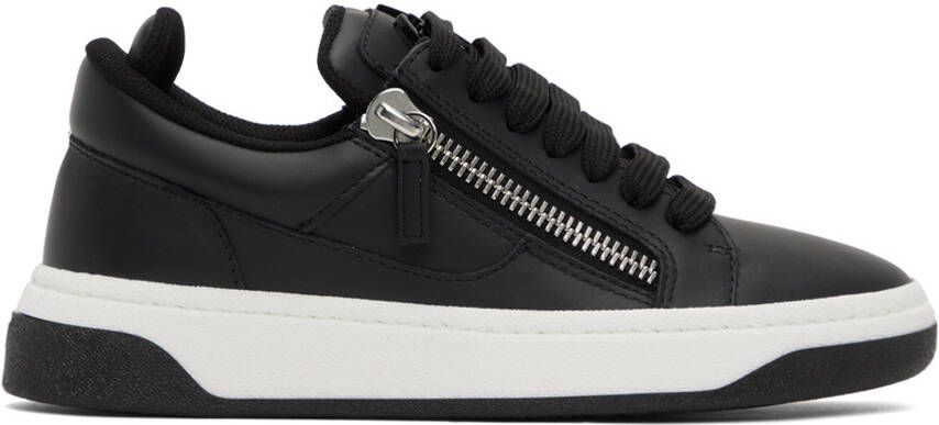 Giuseppe Zanotti Black & White Gz94 Sneakers - Picture 5