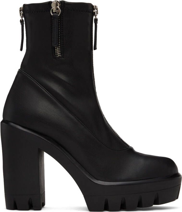Giuseppe Zanotti Black Blaze Heeled Boots - Picture 5