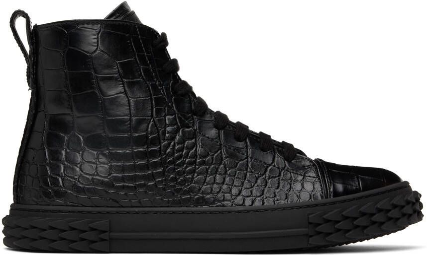 Giuseppe Zanotti Black Ecoblabber Sneakers - Picture 4
