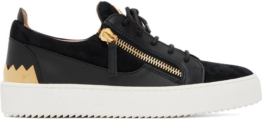 Giuseppe Zanotti Black Frankie Shark Sneakers