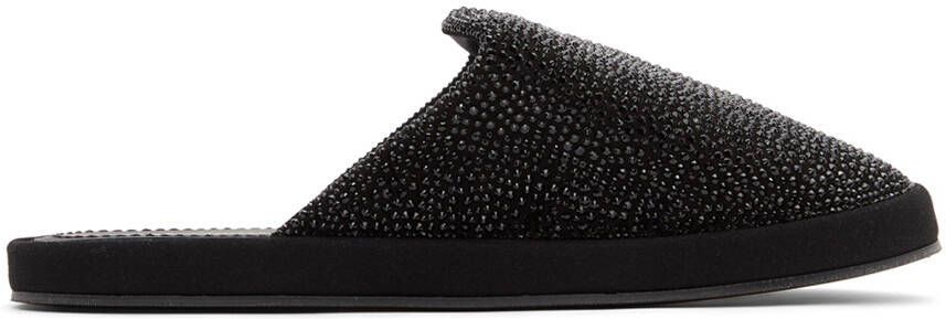 Giuseppe Zanotti Black Jungle Fever Slippers
