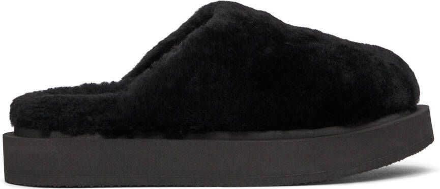 Giuseppe Zanotti Black Swanilda Slippers - Picture 3