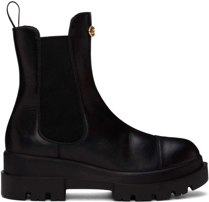 Giuseppe Zanotti Black Tankie Beatle Chelsea Boots - Picture 4