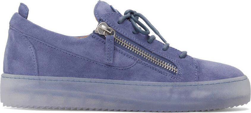 Giuseppe Zanotti Blue Frankie Sneakers - Picture 5