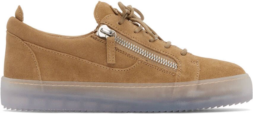 Giuseppe Zanotti Brown Frankie Sneakers - Picture 5