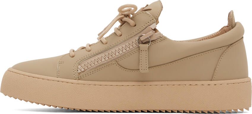 Giuseppe Zanotti Beige Frankie Sneakers - Picture 3