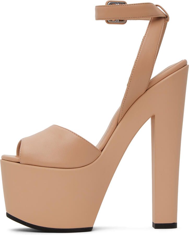Giuseppe Zanotti Beige Tarifa Heeled Sandals
