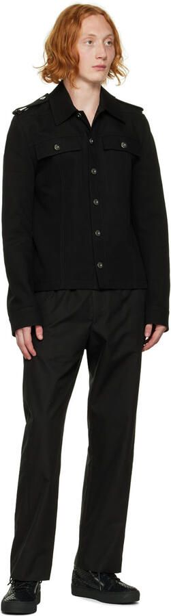 Giuseppe Zanotti Black & Gold Kriss Sneakers - Picture 4