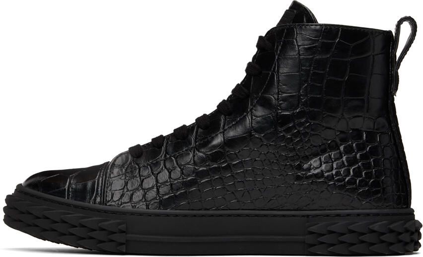 Giuseppe Zanotti Black Ecoblabber Sneakers - Picture 3