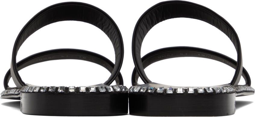 Giuseppe Zanotti Black Elektron Sandals