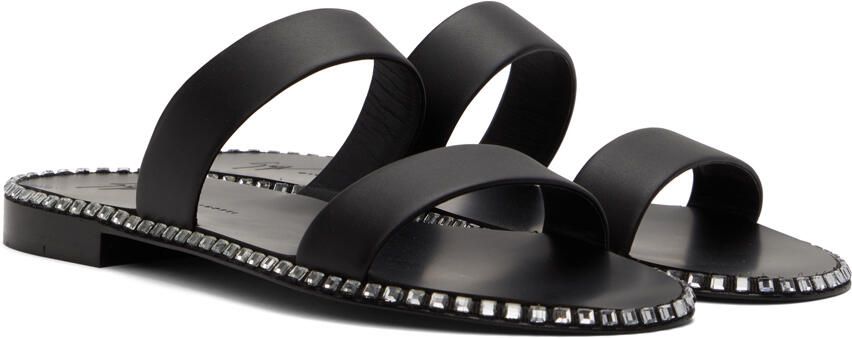 Giuseppe Zanotti Black Elektron Sandals - Picture 2