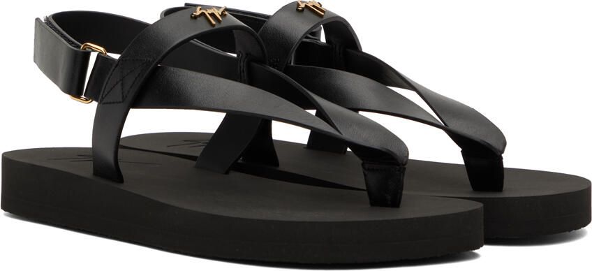 Giuseppe Zanotti Black Hydra Sandals - Picture 2