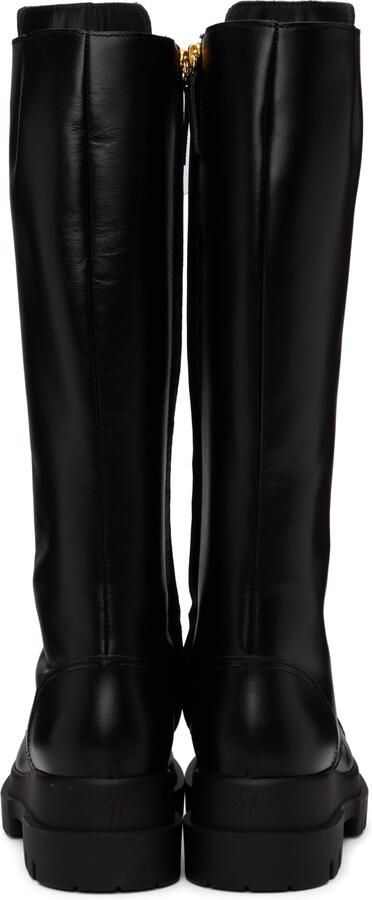 Giuseppe Zanotti Black Lace-Up Boots - Picture 3