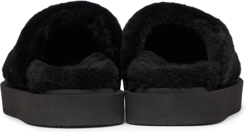 Giuseppe Zanotti Black Swanilda Slippers
