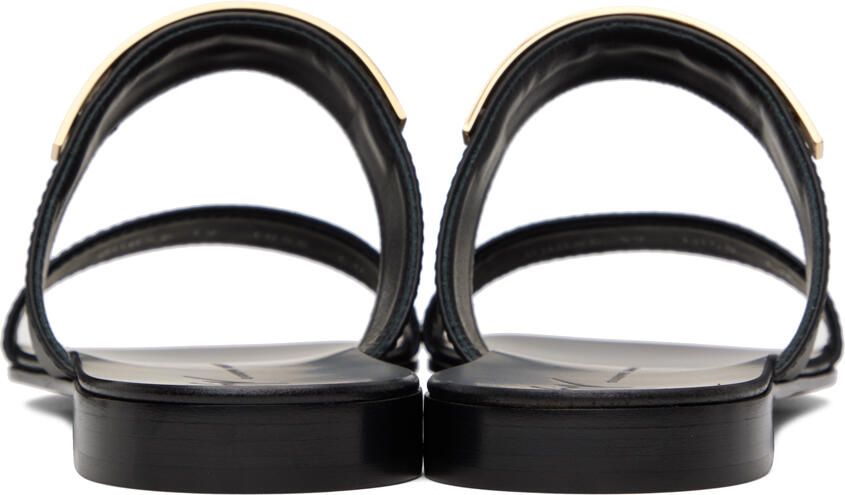 Giuseppe Zanotti Black Zak Sandals