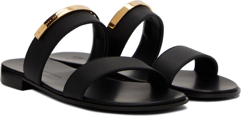 Giuseppe Zanotti Black Zak Sandals - Picture 2