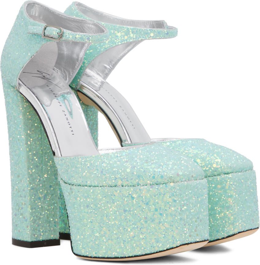 Giuseppe Zanotti Blue Bebe Heels