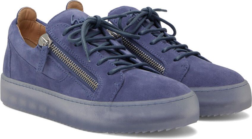 Giuseppe Zanotti Blue Frankie Sneakers - Picture 2