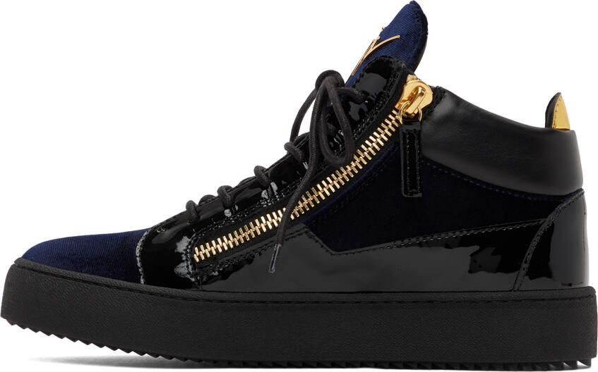 Giuseppe Zanotti Navy Kriss Sneakers - Picture 3