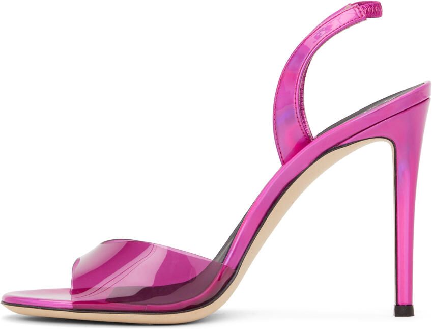 Giuseppe Zanotti Pink Basic Slingback 105mm Heeled Sandals - Picture 3