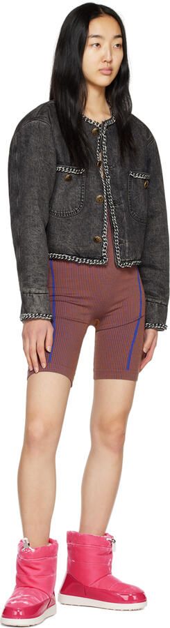 Giuseppe Zanotti Pink Snow Velvet Boots - Picture 4