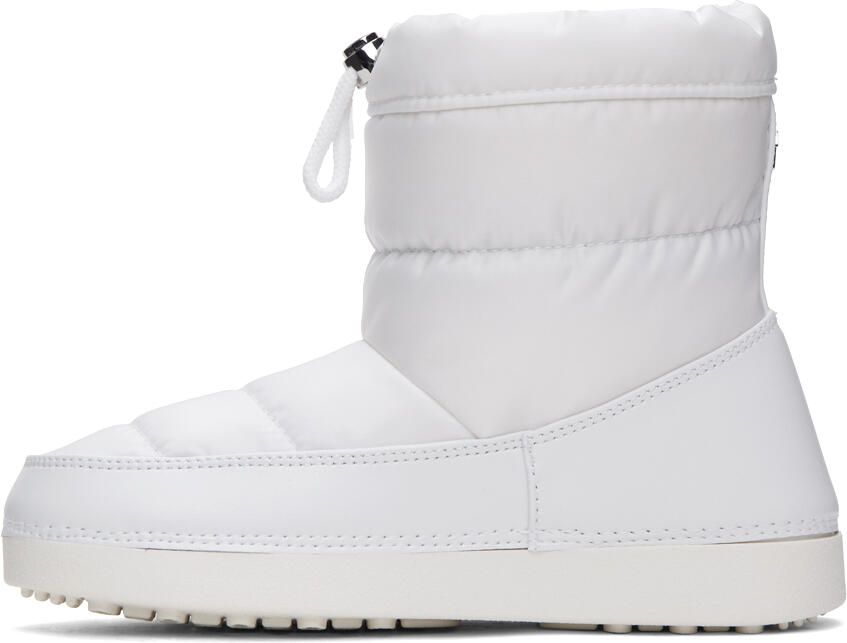 Giuseppe Zanotti SSENSE Exclusive White Quilted Boots - Picture 2